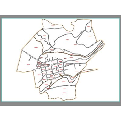Plano Esquematico de Zona Urbana