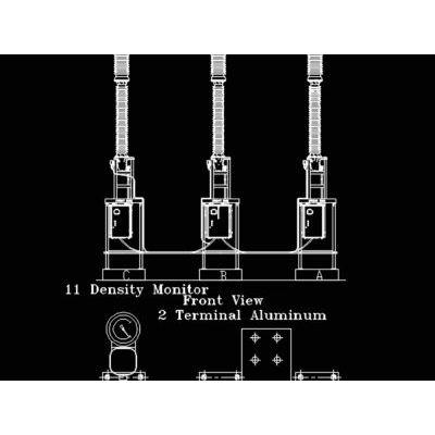 sf6 electrical circuit breaker used in substation