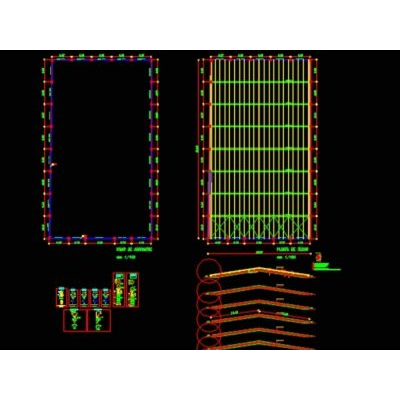 Proyecto de nave para deposito de 23m x 40m