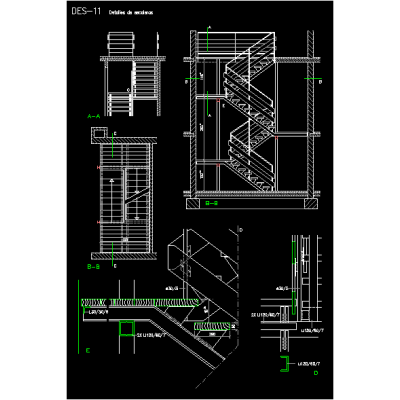 Escalera metalica