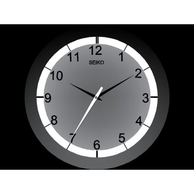 Reloj de pared con diseno 2d clasico diseno de reloj de pared.