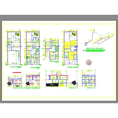 Vivienda unifamiliar de 2 pisos