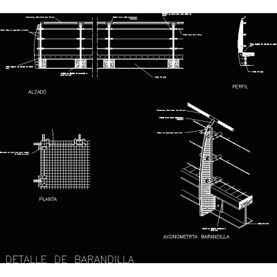 Detalle de barandal