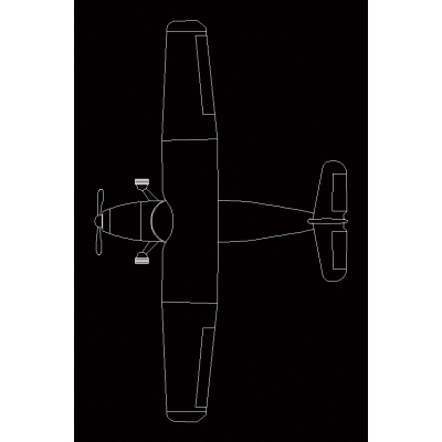Avioneta vista superior