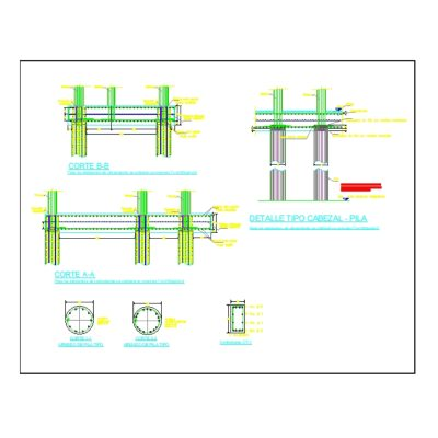 Detalles estructural de pilotes.