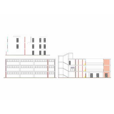 Plano Completo de Edificio Administrativo