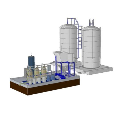 3d water treatment plant
