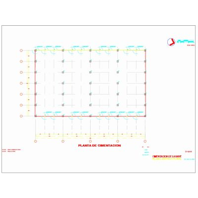 Planta Estructural de Cimentacion