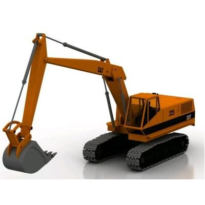Excavadora 3d max