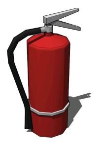 3d Fire Extinguisher In SketchUp | CAD library