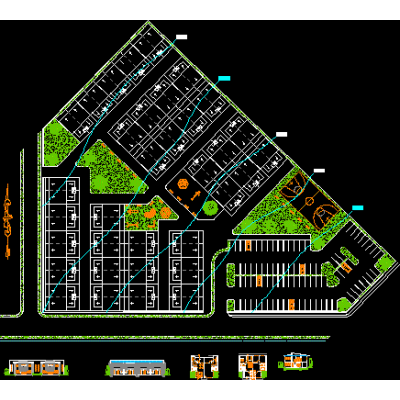 Urbanizacion de viviendas en hilera
