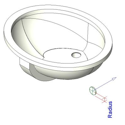 Lavabo Moderno en 3D