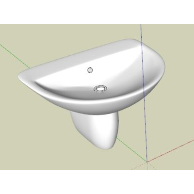 Elegante Lavabo Curvo