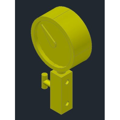 Indicador de presion 3d