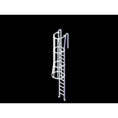 Escalera gato en 3d