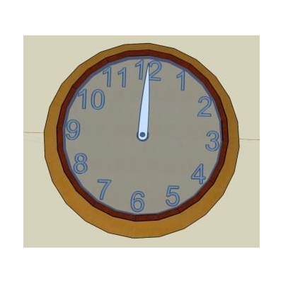 Reloj de pared 3d