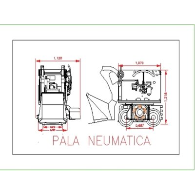 Pala neumatica para mineria subterranea