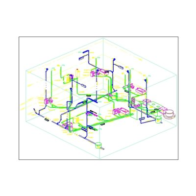 Sistema isometrico sanitario - drenaje pluvial.