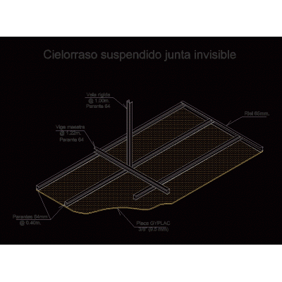 Cielo raso suspendido
