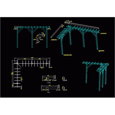 Pergola - detalles constructivos