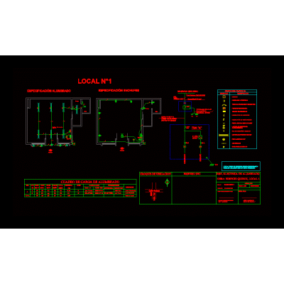Plano electrico local comercial