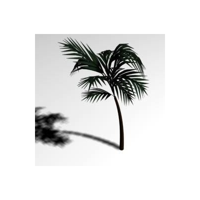 Elegante Palmera en 3D