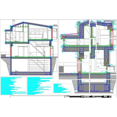 Sección Constructiva Vivienda Unifamiliar