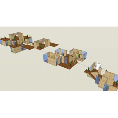 Cabana mirador 3d