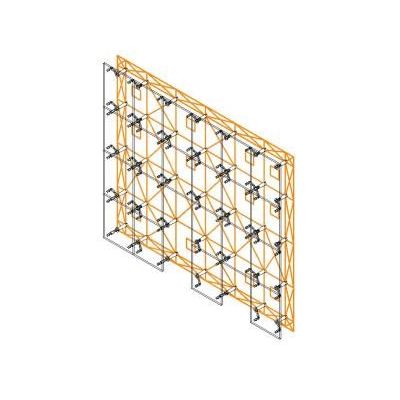 Descarga familias Revit gratis y objetos BIM en formato .RFA y .RVT 33 Estructura de Pared en Rejilla