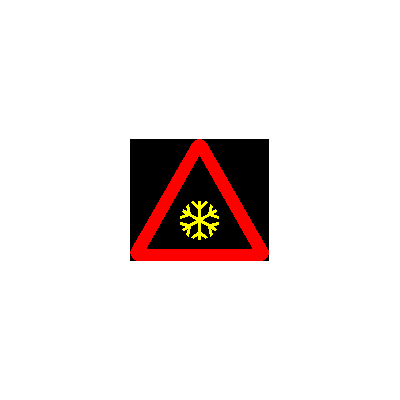 Advertencia de Hielo en Carretera