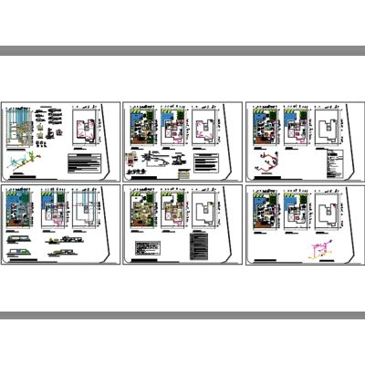 Planos completos de vivienda unifamiliar