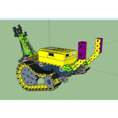Carro armato del giocattolo 3d