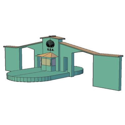 Acceso principal 3d