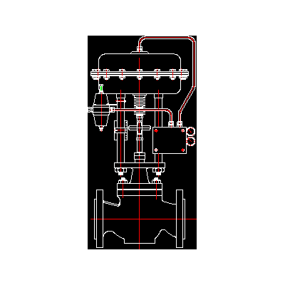 Valvula de control con posicionador electroneumatico