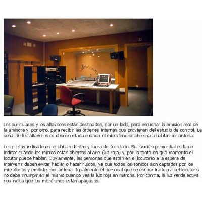 Estudio de radio - monografia