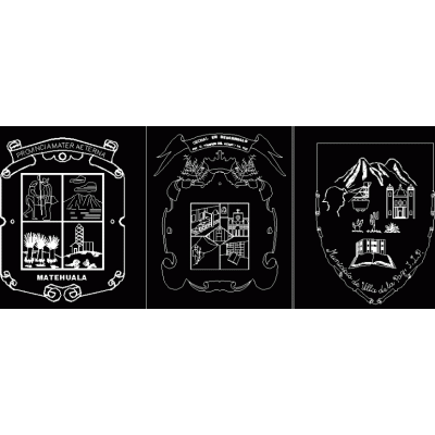 Escudos - municipios - san luis potosi; mexico