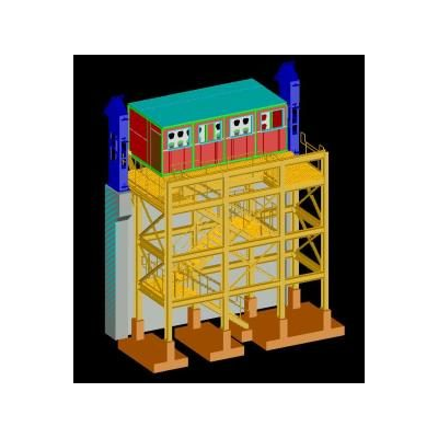 Escalera de acceso - plataforma