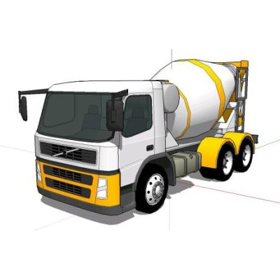 Camion Mezclador Volvo FM 12 en 3D