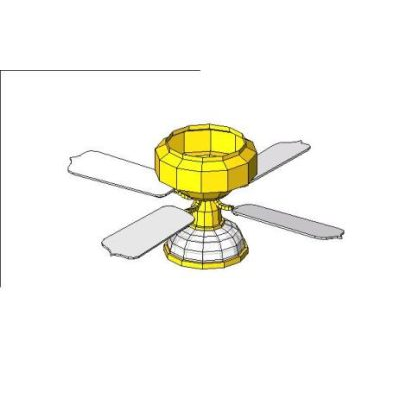 Ventilador de Techo 3D Elegante