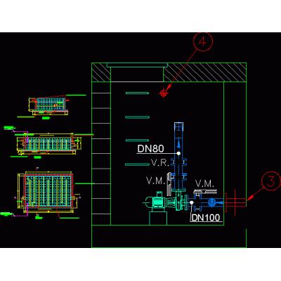 Water disinfection chamber