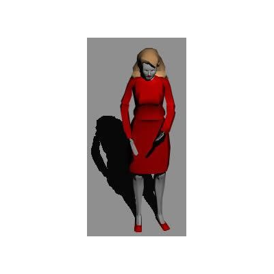 Mujer parada