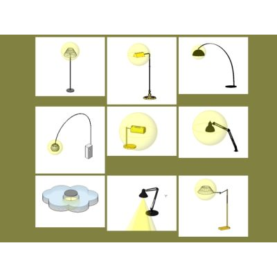 Luminaria en revit