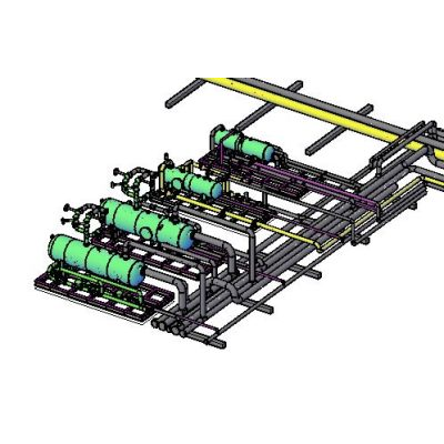 Separadores de gas - 3d