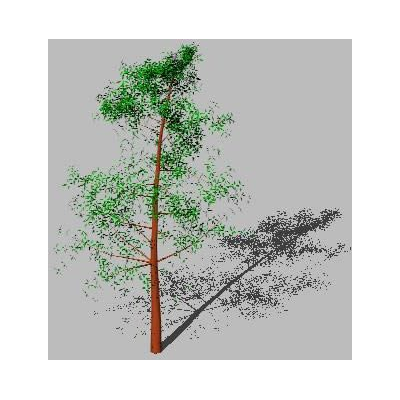 tree in 3d excellent definition
