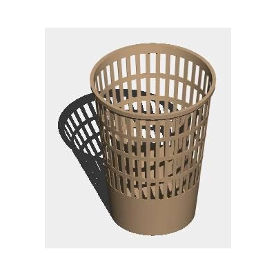 Bote de basura 3d