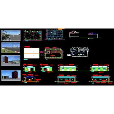 Torre de control y recinto tecnico autodromo turismo carretera