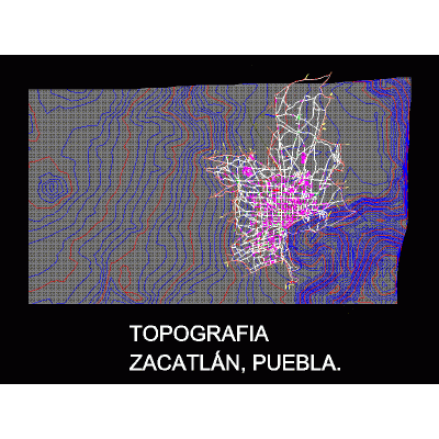 Mapa Urbano de Zacatlan