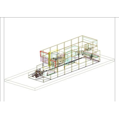 Edificio de oficinas 3d