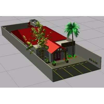 Sala de fiestas 3d 3dm