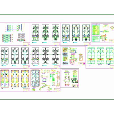 Plano de vivienda multifamiliar